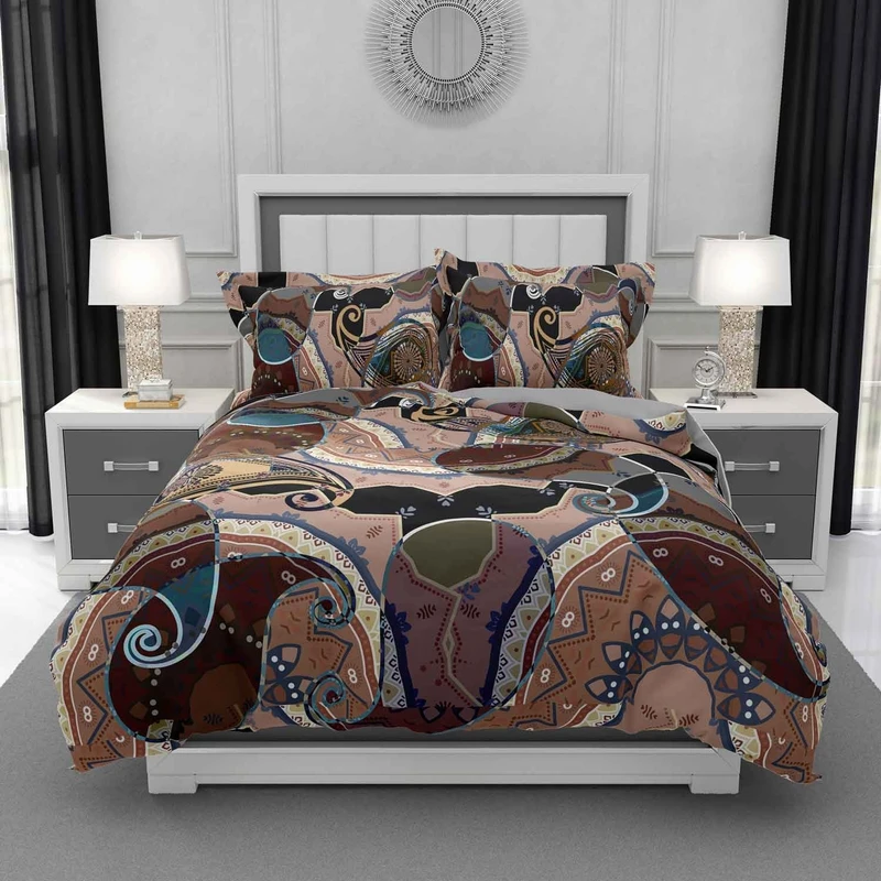 سرویس روتختی مدل DF122 دو نفره 6 تکه