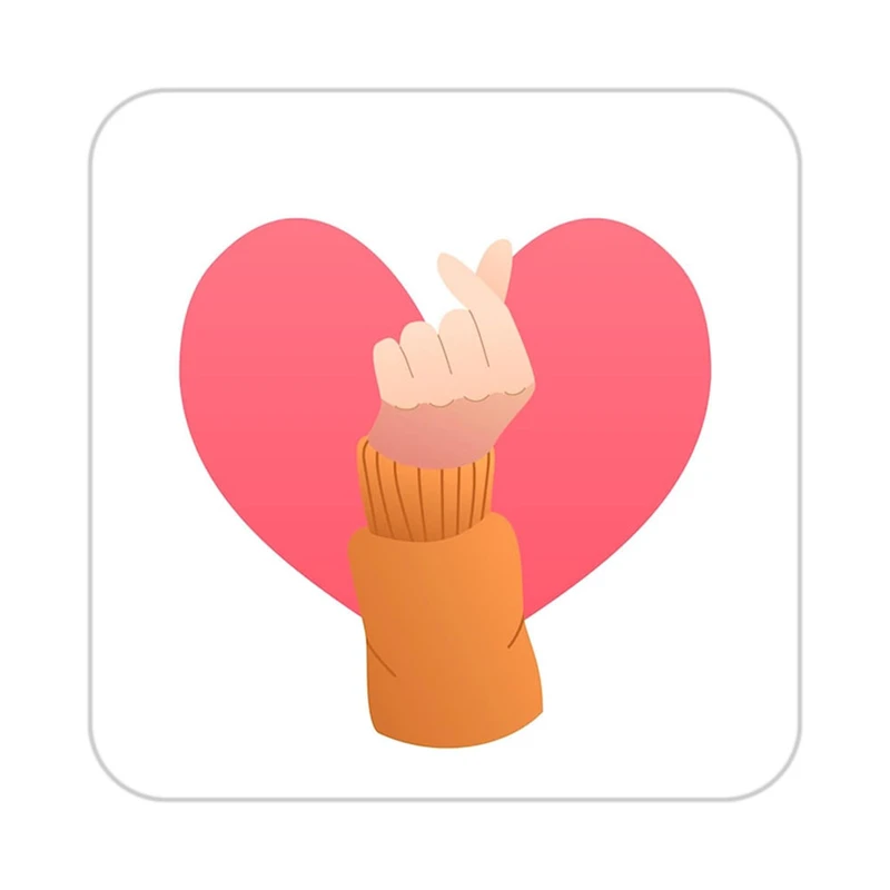 زیر لیوانی کاکتی طرح عاشقانه مدل mp37601