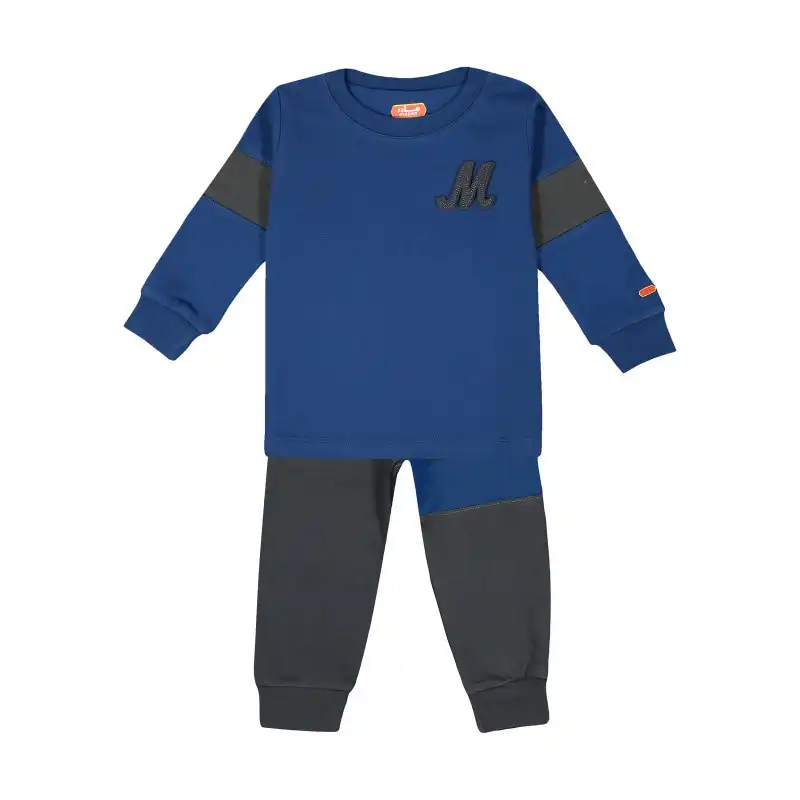 ست تی شرت آستین بلند و شلوار پسرانه مدل مادر 71397