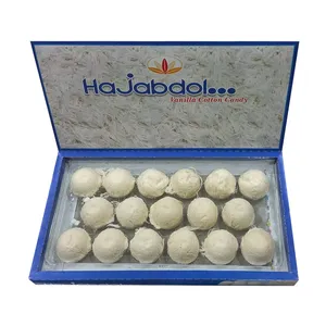 پشمک لقمه ای وانیلی حاج عبدالله - 350 گرم