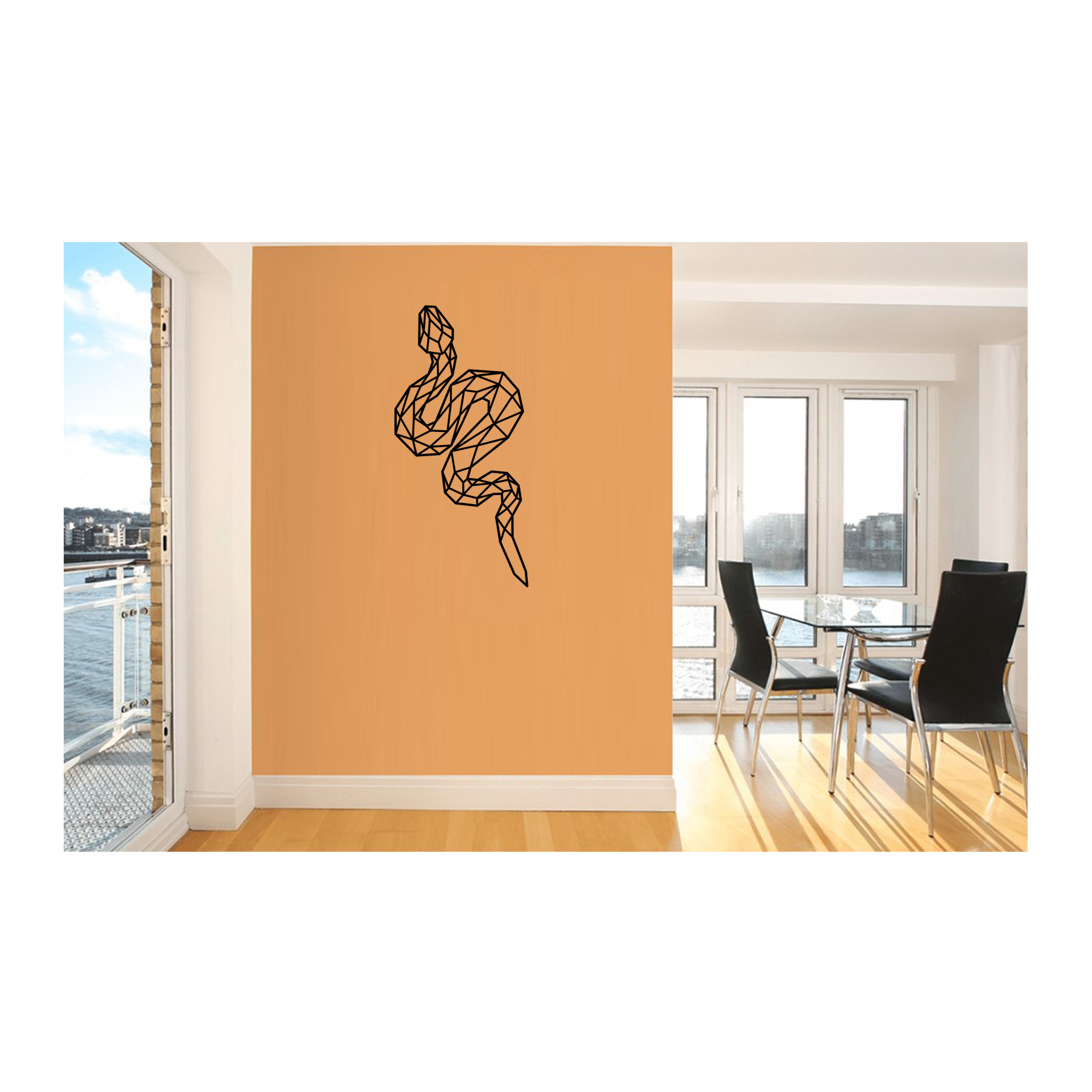 دیوارکوب طرح مار مدل AF-430