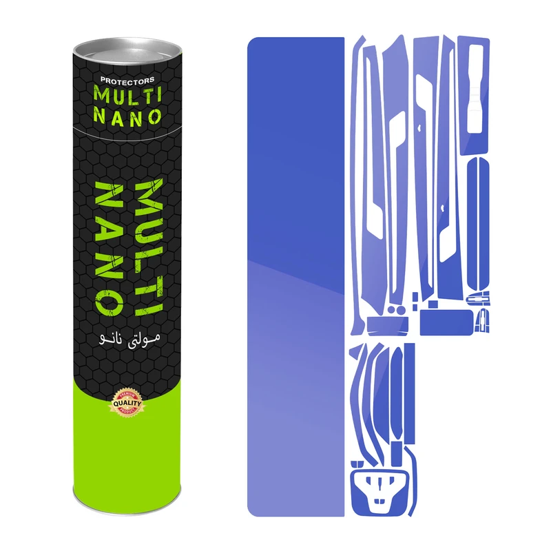 برچسب محافظ مانیتور و کنسول خودرو مولتی نانو مدل X-F1T مناسب آریزو ۶ جی‌تی مجموعه 27 عددی