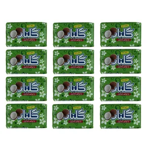 صابون شستشو گلنار مدل Coconut Oil وزن 130 گرم بسته 12 عددی
