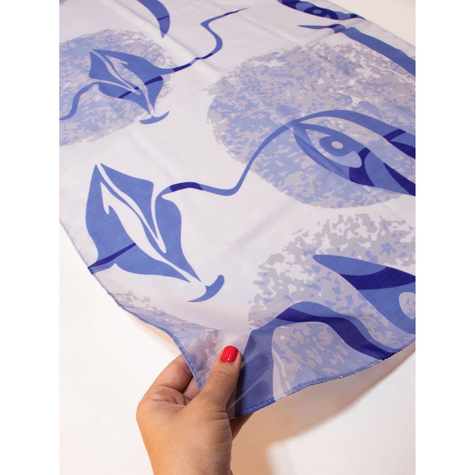 شال زنانه مدل نخی خنک تابستانه چهره کد a-1950-1 -  - 8