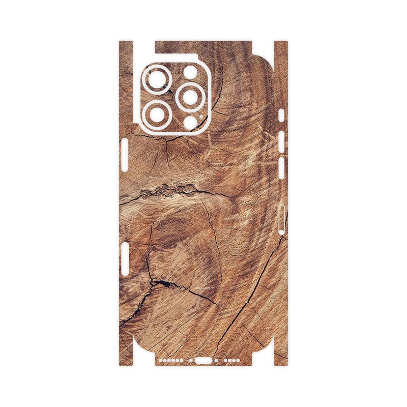برچسب پوششی ماهوت مدل Wood Texture 5-FullSkin مناسب برای گوشی موبایل اپل iPhone 16 Pro Max