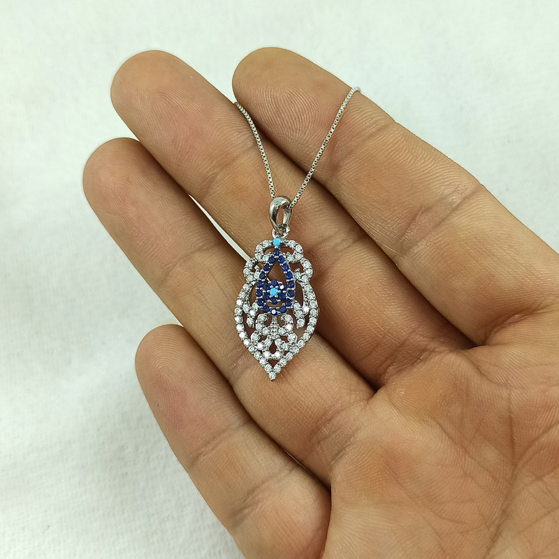 نیم ست نقره زنانه سلین کالا مدل برگ کد pc1-6