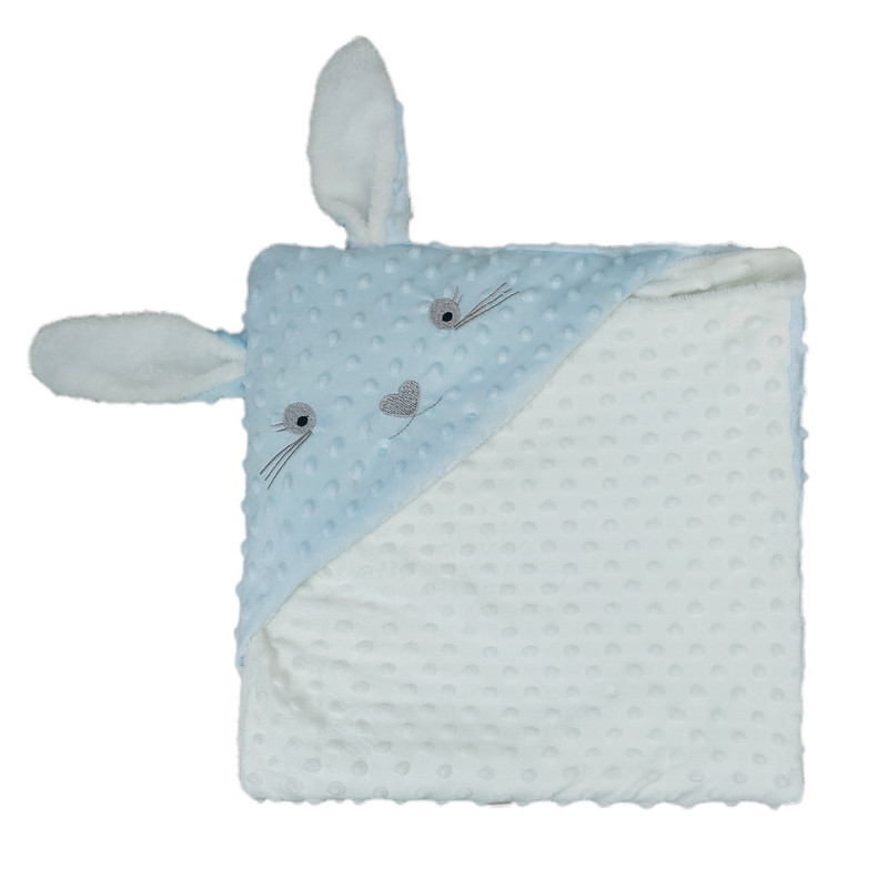 پتو نوزادی مدل حبابی خرگوشی سایز 73x73 سانتی متر