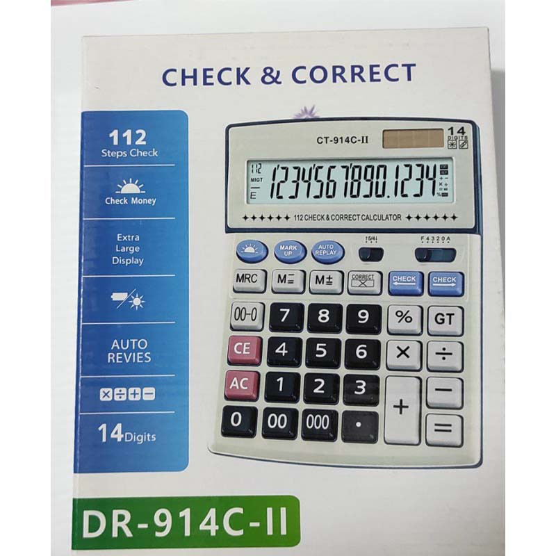ماشین حساب کاسیو مدل DR-914C-II