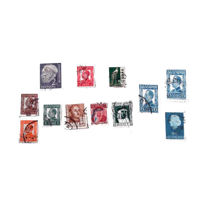 تمبر یادگاری مدل مفاخر استرالیا کد DS2113 مجموعه 12 عددی