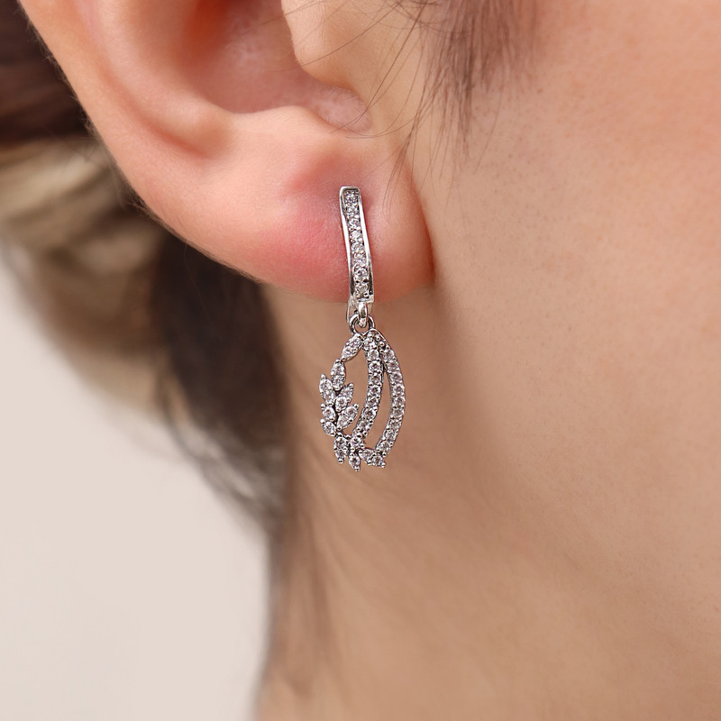 نیم ست نقره زنانه مدل NI F9