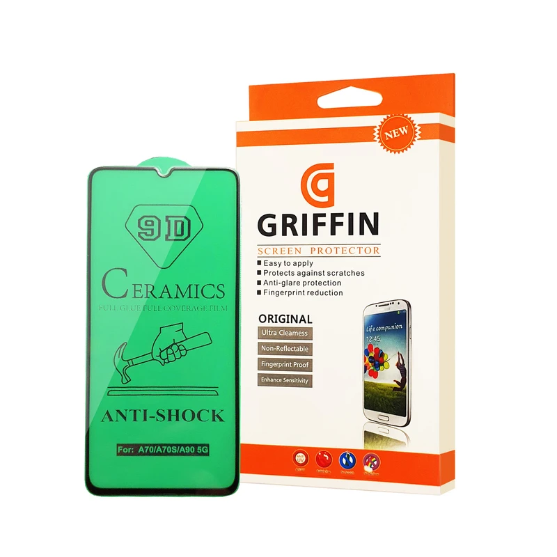 محافظ صفحه نمایش سرامیکی گریفین مدل FLCRG GN pl مناسب برای گوشی موبایل سامسونگ Galaxy A70s