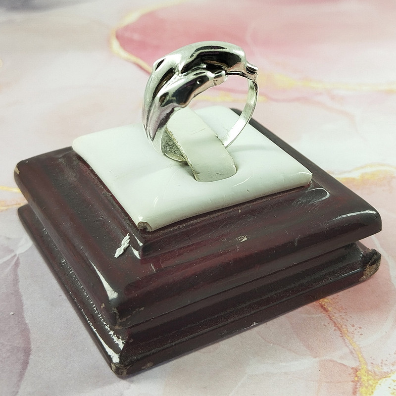 انگشتر نقره زنانه سلین کالا مدل دلفین کد 191