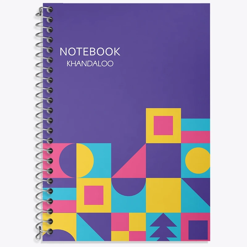 دفتر زبان 50 برگ خندالو مدل سه خط طرح فانتزی کد N319