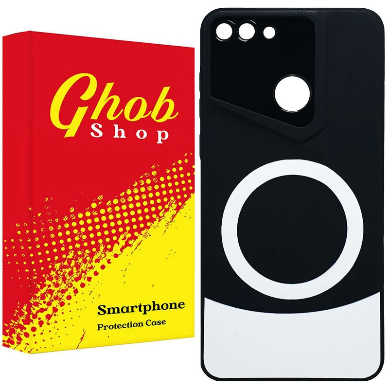 کاور قاب شاپ مدل مگ سیف طرح دو رنگ مناسب برای گوشی موبایل هوآوی Y9 2018