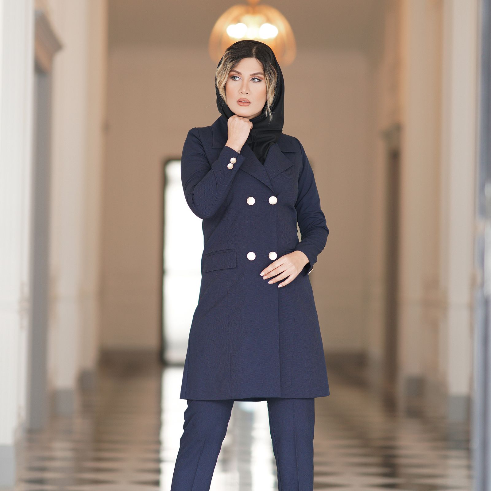 مانتو و شلوار زنانه السانا مدل روتیا کد 109004 -  - 11