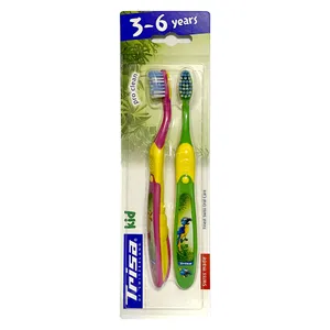 مسواک کودک تریزا مدل Pro Clean برس نرم بسته 2 عددی