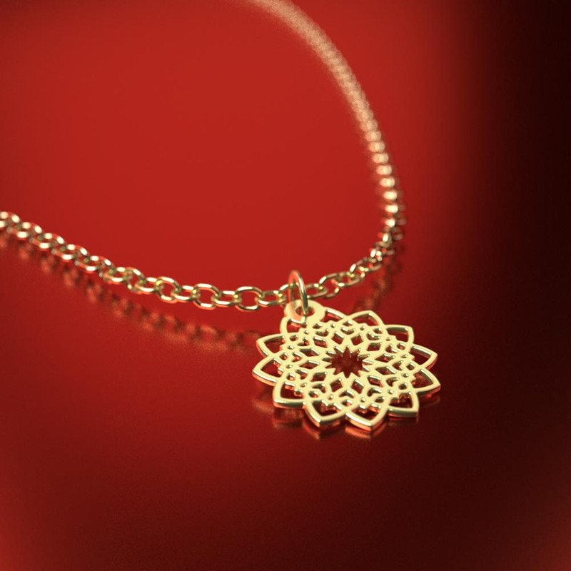 آویز ساعت طلا 18 عیار زنانه مدوپد مدل اسلیمی کد CA12425 آویز ساعت طلا 18 عیار زنانه مدوپد مدل اسلیمی کد CA12425