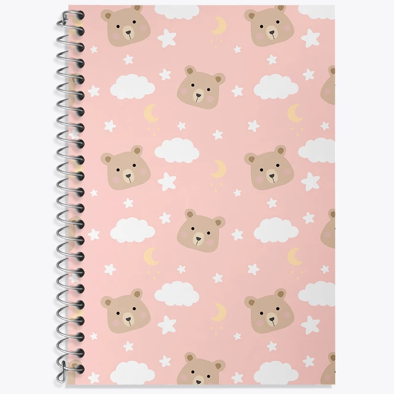 دفتر لغت 50 برگ خندالو طرح خرس کوچولو کد N378