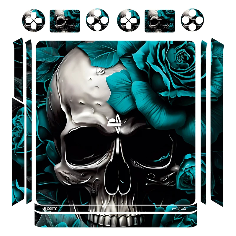 برچسب پلی استیشن 4 اسلیم توییجین وموییجین مدل eskelet 02 مجموعه 14 عددی