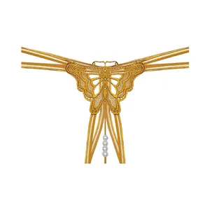 شورت لامبادا زنانه مدل مروارید دار طرح پروانه کد HY0171