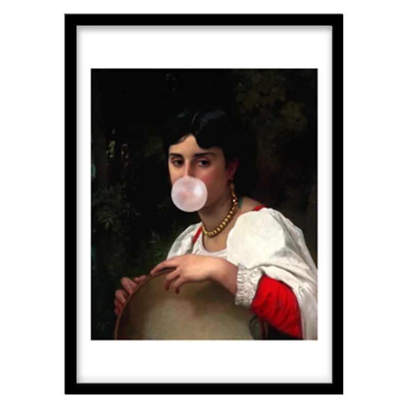 تابلو فورنیمو مدل پرتره تلفیقی ایلوستریشن کد 0124B