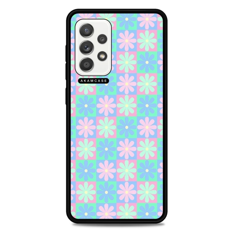 کاور آکام مدل AMC-WSGA52-FLOWERS-23 مناسب برای گوشی موبایل سامسونگ Galaxy A52