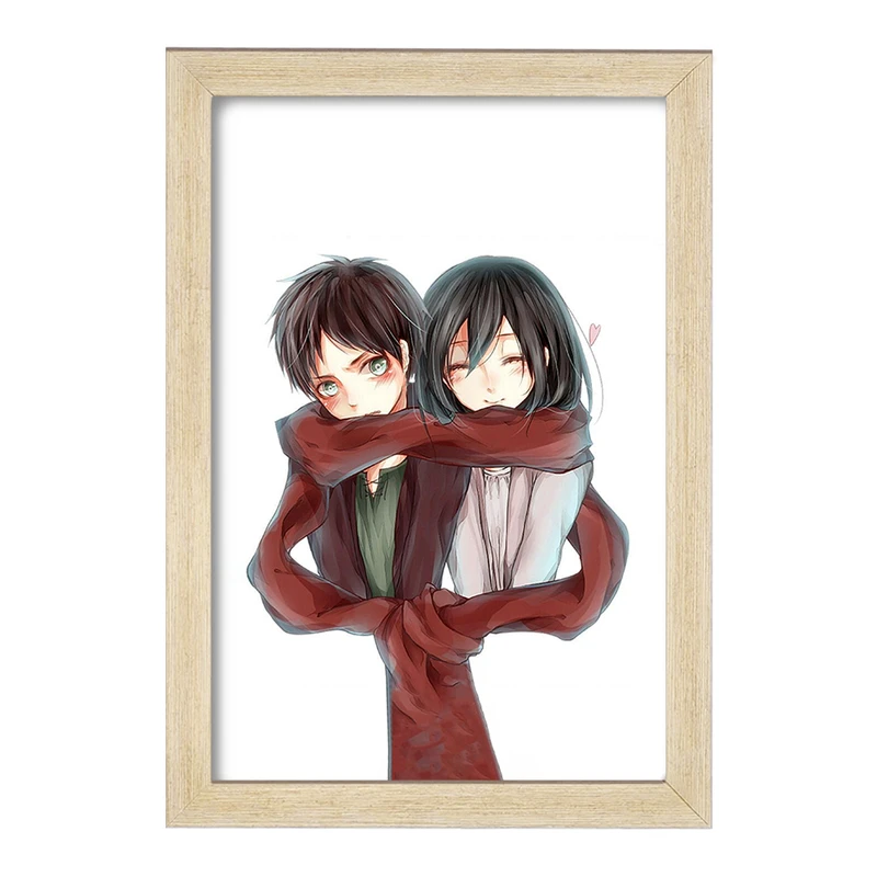 تابلو خندالو مدل میکاسا و ارن انیمه اتک آن تایتان Attack on Titan  کد 18567