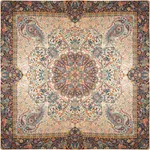 رومیزی ترمه نگین خاتم یزد طرح افشاری کد LMSRM2