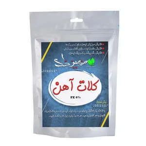  کود پودری کلات آهن سرزمین خاک مدل FE وزن 50 گرم