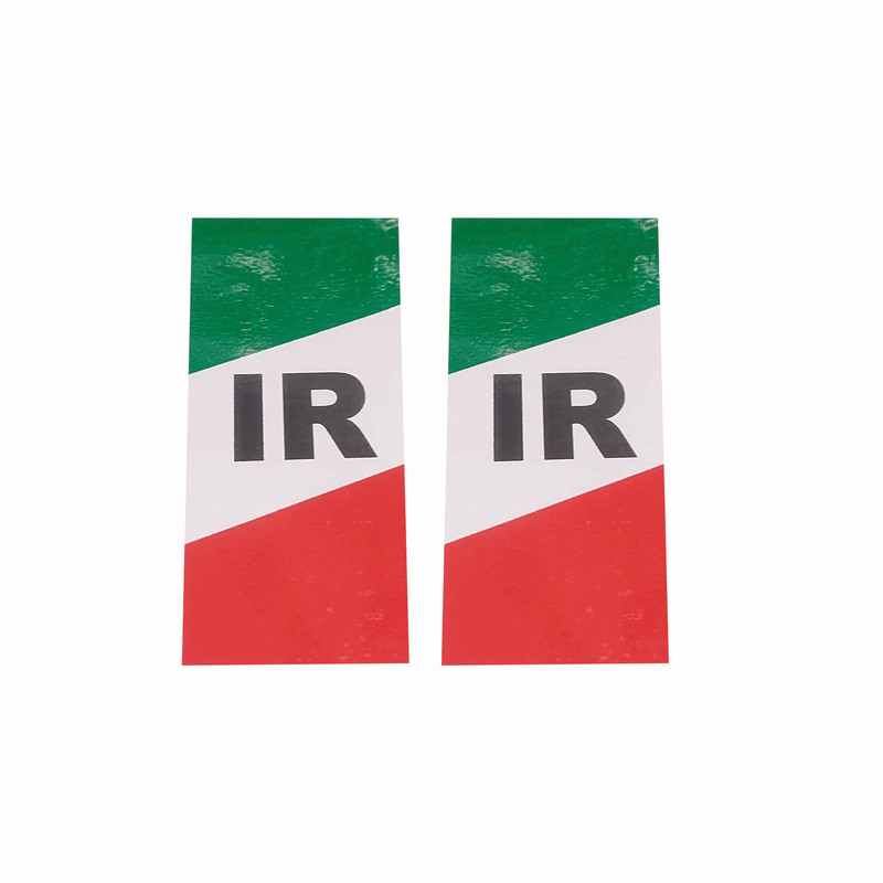 برچسب موتور سیکلت طرح پرچم ایران  کد s 9310 بسته 2 عددی