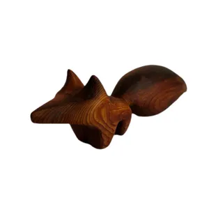 مجسمه چوبی مدل روباه