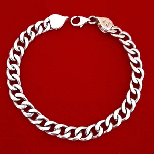 دستبند نقره مردانه کد HK3000
