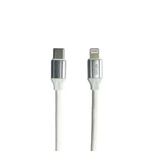 کابل تبدیل USB-C به لایتنینگ اوکی 24 مدل TCL Fast Charge طول 1 متر