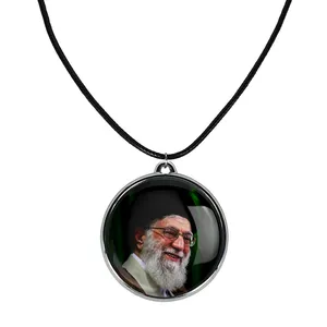گردنبند خندالو مدل تصویر رهبر کد 25672568