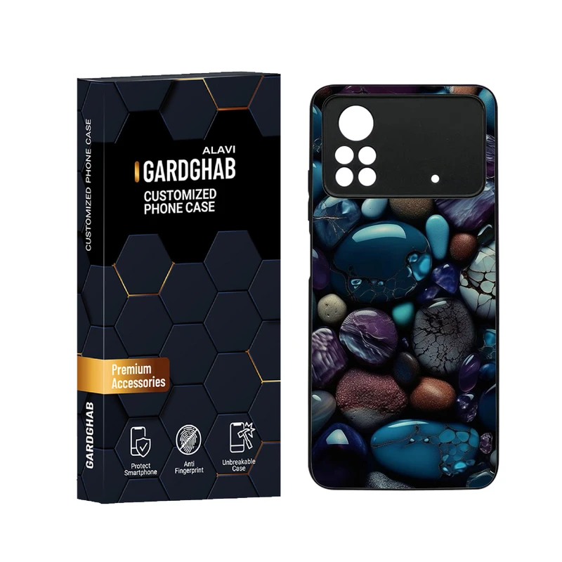 کاور گارد قاب علوی مدل دورژله ای هنری مناسب برای گوشی موبایل شیائومی Poco X4 Pro