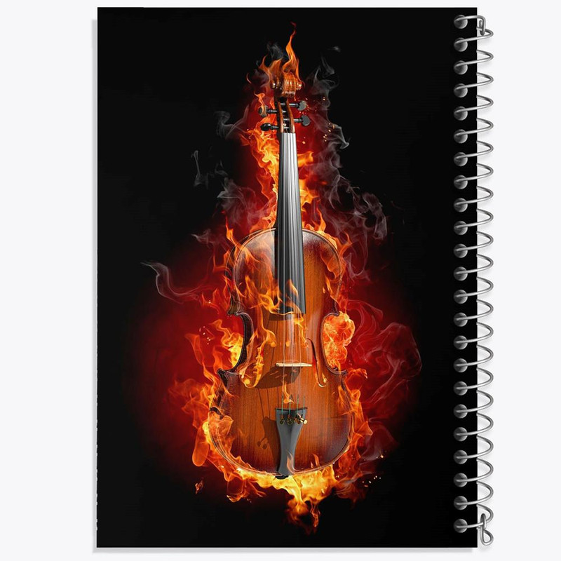 دفتر نت موسیقی 50 برگ خندالو مدل ویولن Violin کد 27960 دفتر نت موسیقی 50 برگ خندالو مدل ویولن Violin کد 27960
