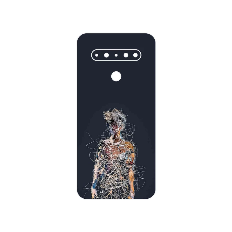 برچسب پوششی ماهوت مدل Strings Digital Art 1 مناسب برای گوشی موبایل ال جی K61