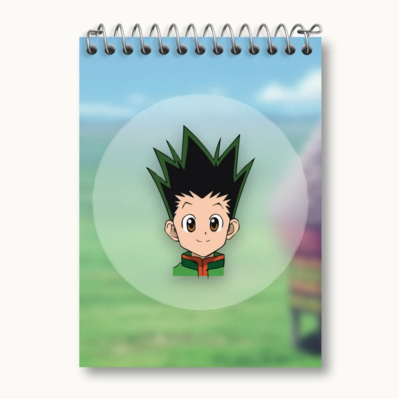 دفتر یادداشت 50 برگ خندالو مدل گون فریکس انیمه هانتر ایکس هانتر Hunter × Hunter کد 11959