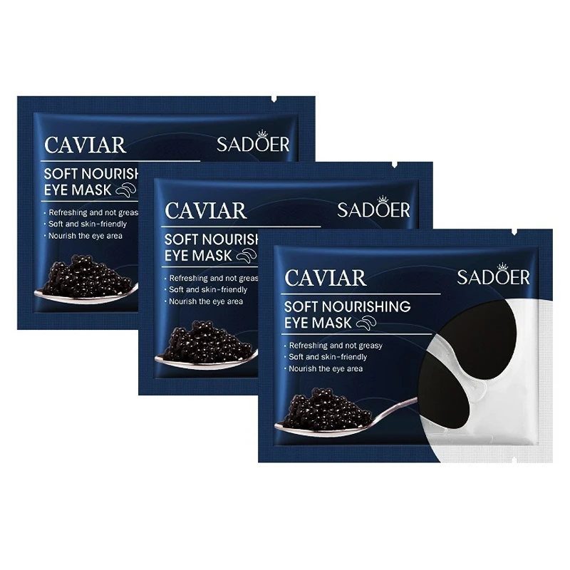 ماسک زیر چشم سادور مدل خاویار وزن 7.5 گرم بسته 3 عددی