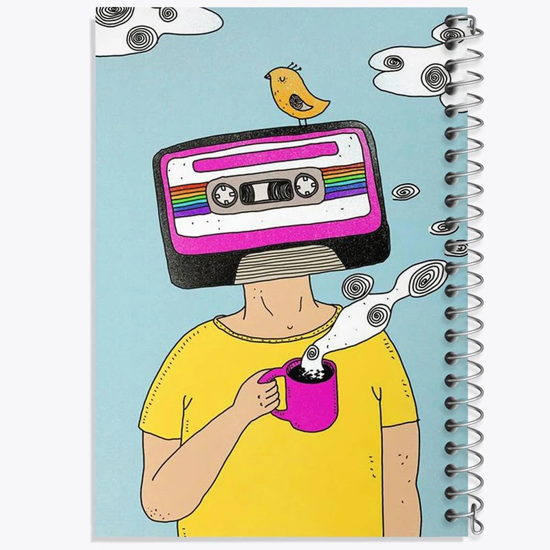 دفتر نت موسیقی 50 برگ خندالو مدل موزیک کد 2405