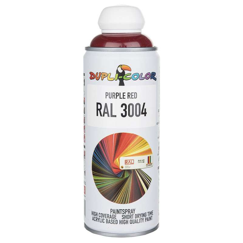 اسپری رنگ زرشکی دوپلی کالر مدل RAL3004 حجم 400 میلی لیتر