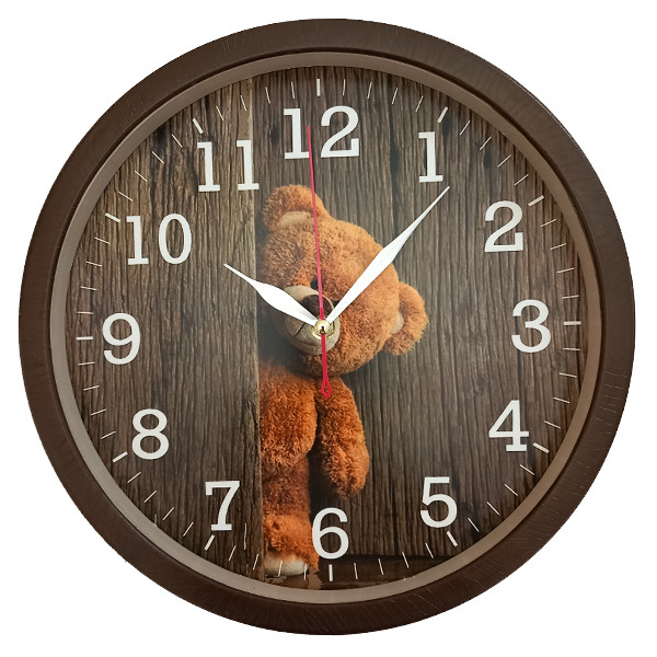 ساعت دیواری کودک مدل خرس کد 40241