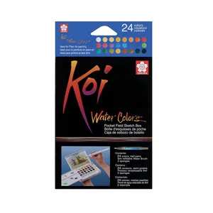 آبرنگ 24 رنگ ساکورا مدل Koi