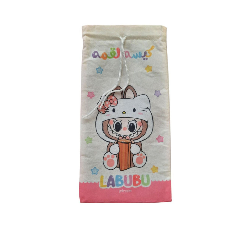 کیسه لقمه مدل لبوبو سایز 25*12 سانتی متر کد mn65 بسته 3 عددی