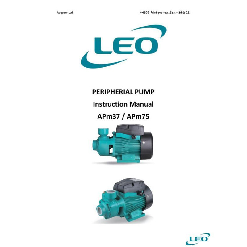 پمپ آب لئو مدل APM75 پمپ آب لئو مدل APM75