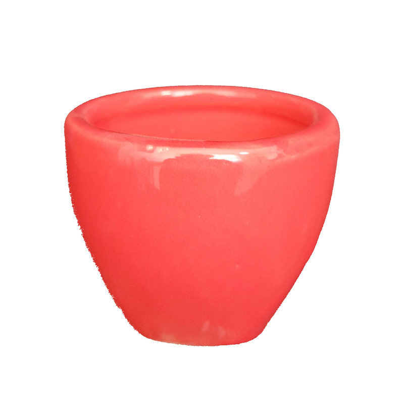 گلدان دکوری مدل سر دایره ای