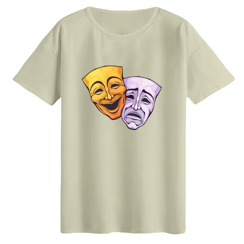 تی‌شرت لانگ آستین کوتاه زنانه مدل تئاتر