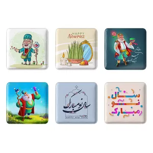 مگنت خندالو طرح نوروز کد 1634A مجموعه 6 عددی
