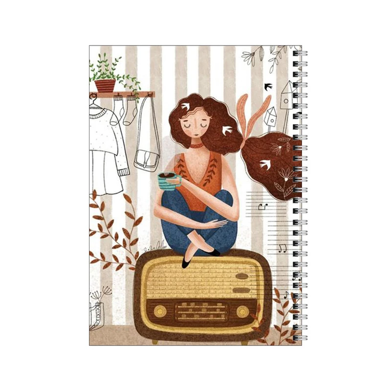 دفتر مشق 50 برگ بامبیلیپ طرح خاطرات نوستالژی کد 1544823