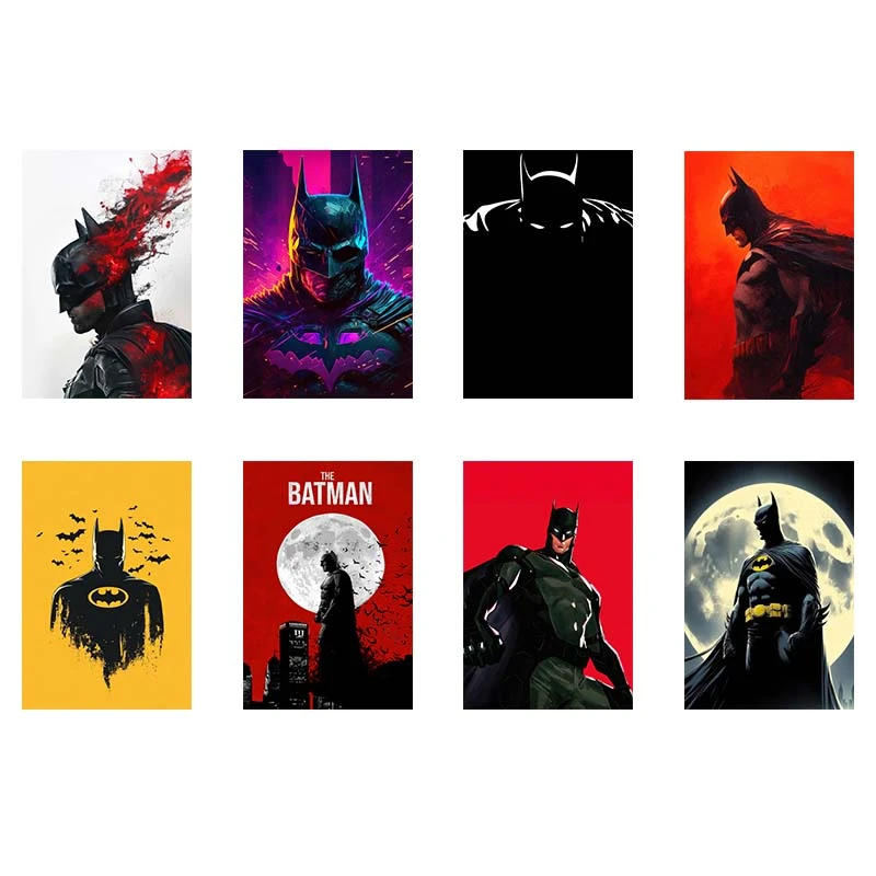 پوستر کارنيکا طرح بتمن Batman کد 71181 مجموعه 8 عددی